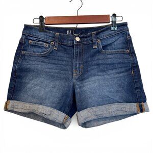 Gap 5" Mid Rise Girlfriend Shorts Sz 27